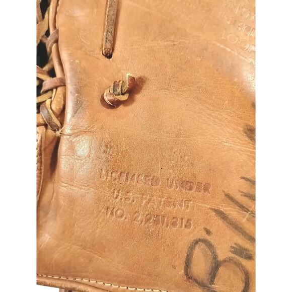 Vintage Kennedy Model 848 LHT Baseball Glove Utica New York Gil Hodges Imprinted - Picture 9 of 12